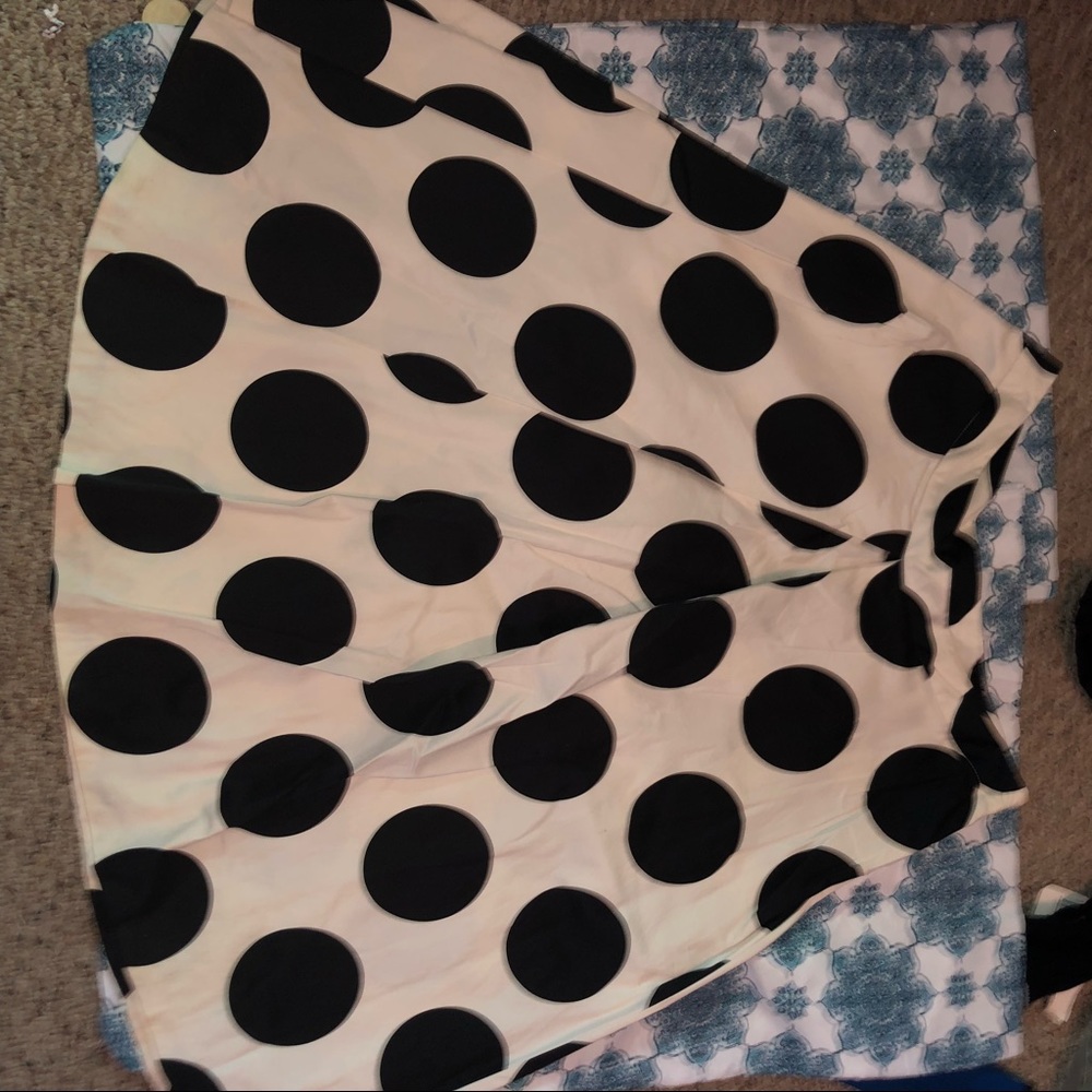 Polka dot skirt